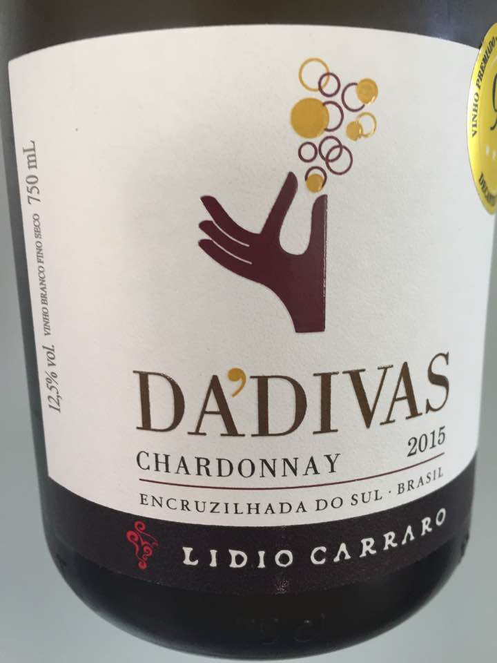 Lidio Carraro – Da’ Divas 2015 Chardonnay – Encruzilhada Do Sul, Brasil