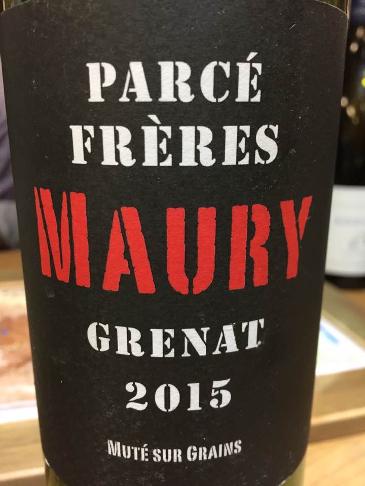 Parcé Frères – Grenat 2015 – Maury