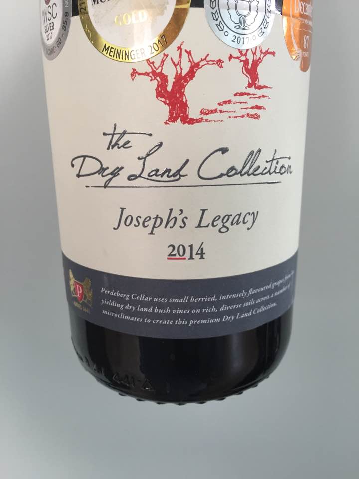 Perdeberg Cellard – The Dry Land Collection – Joseph’s Legacy 2014 – W.O. Coastal Region, South Africa