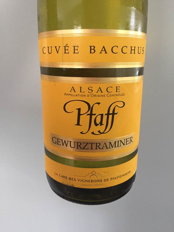 Pfaff – Cuvée Bacchus 2016 – Gewurztraminer – Alsace
