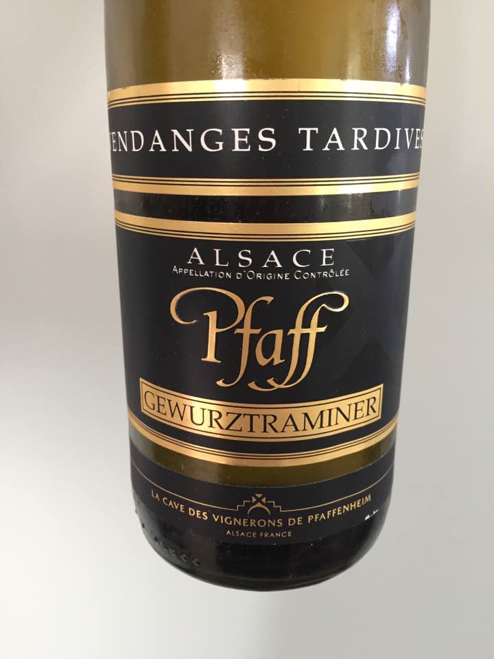 Pfaff – Vendanges Tardives, Gewurztraminer 2015 – Alsace