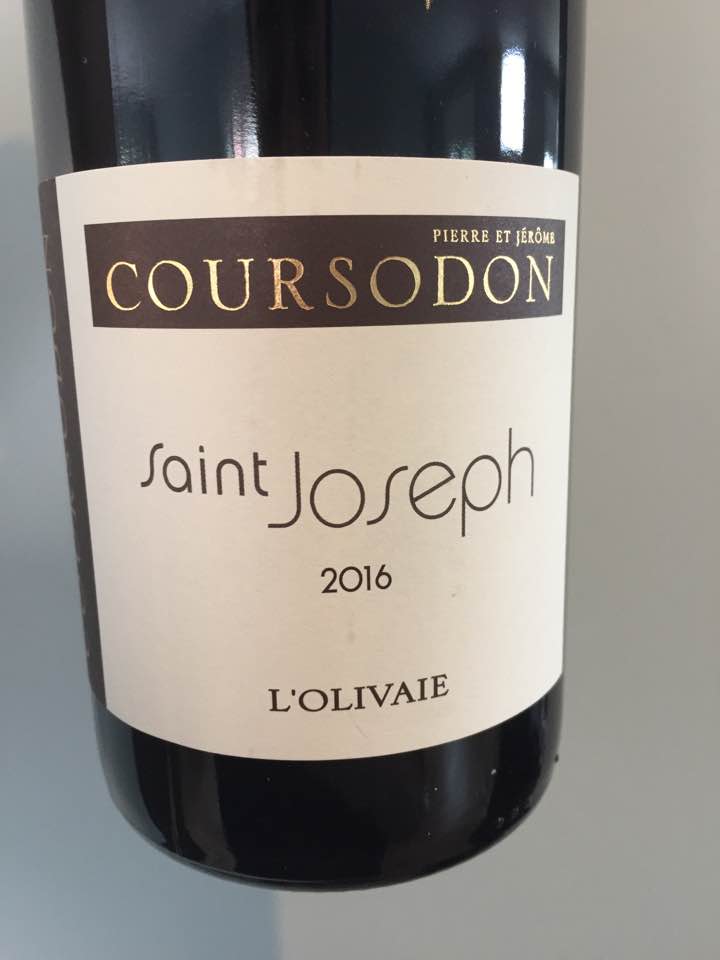 Pierre et Jérome Coursodon – L’Olivaie 2016 – Saint-Joseph