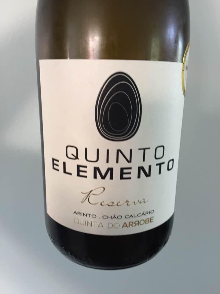 Quinta do Arrobe – Quinto Elemento – Arinto . Chao Calcario 2015 – Tejo