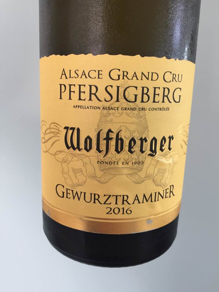 Wolfberger – Gewurztraminer 2016 – Alsace Grand Cru, Pfersigberg