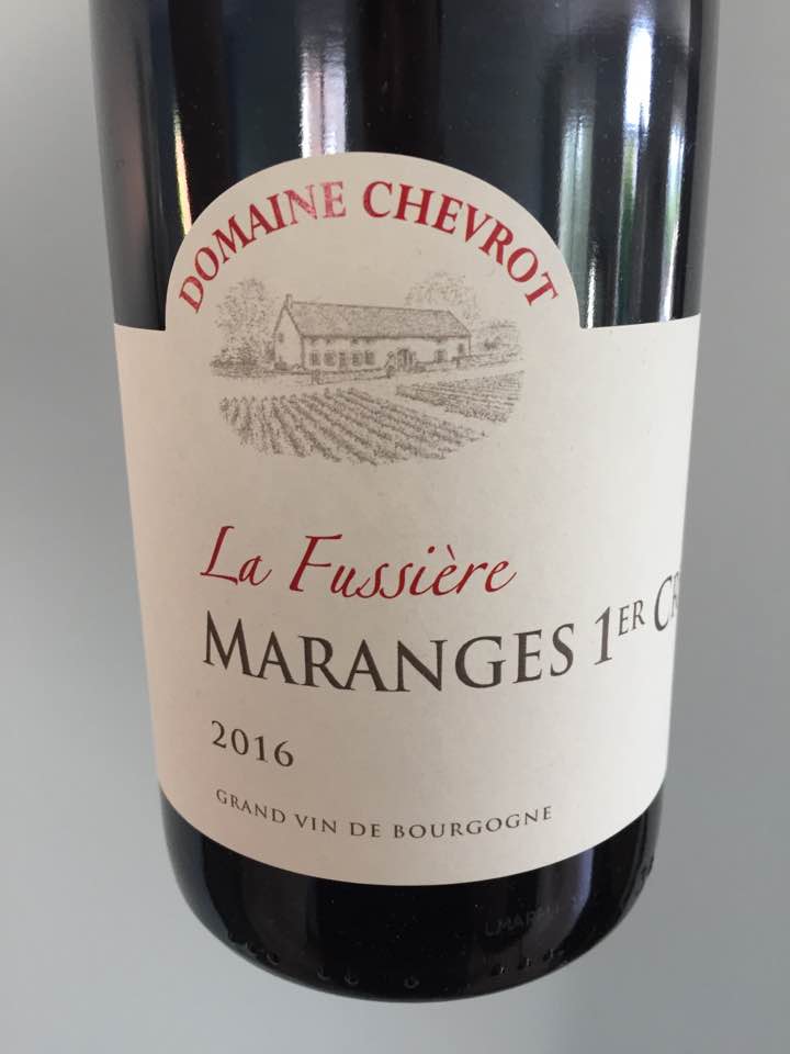 Domaine Chevrot – La Fussière 2016 – Marange 1er Cru