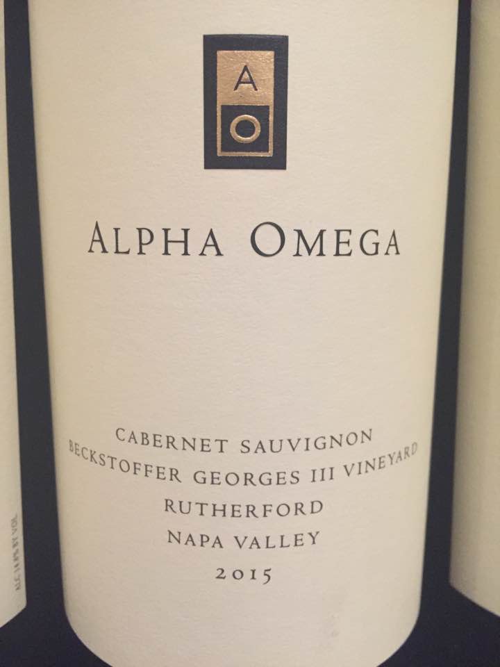 Alpha Omega – Cabernet Sauvignon 2015, Beckstoffer Georges III Vineyard – Rutherford, Napa Valley
