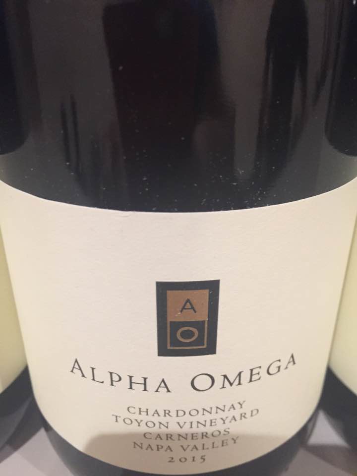 Alpha Omega – Chardonnay 2015, Toyon Vineyard – Carneros, Napa Valley