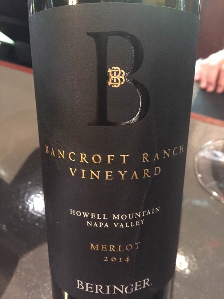 Beringer – Merlot 2014, Brancroft Ranch Vineyard – Howell Mountain, Napa Valley