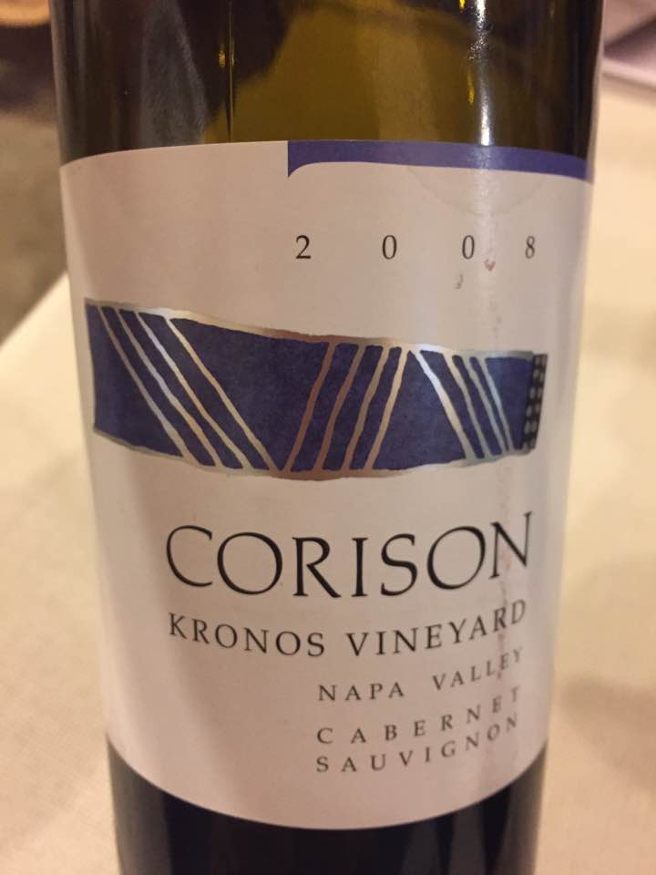 Corison – Cabernet Sauvignon 2008 – Kronos Vineyard – Napa Valley 