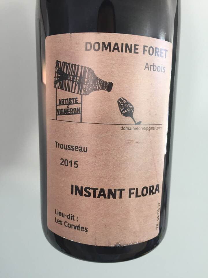 Domaine Foret – Instant Flora 2015, Trousseau – Lieu-dit Les Corvées – Arbois