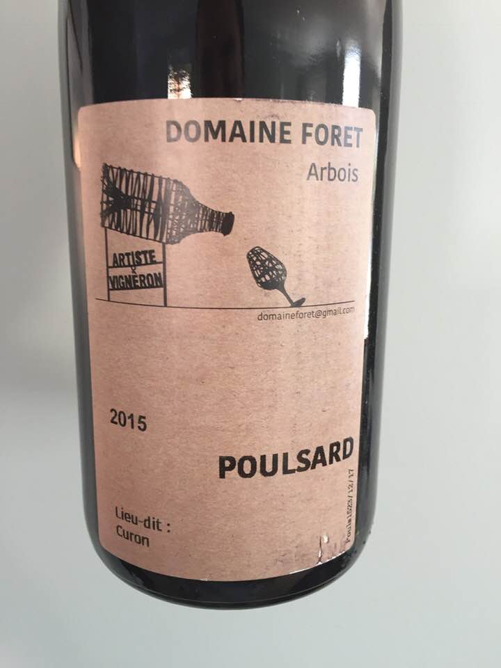 Domaine Foret – Poulsard 2015 – Lieu-dit Curon – Arbois