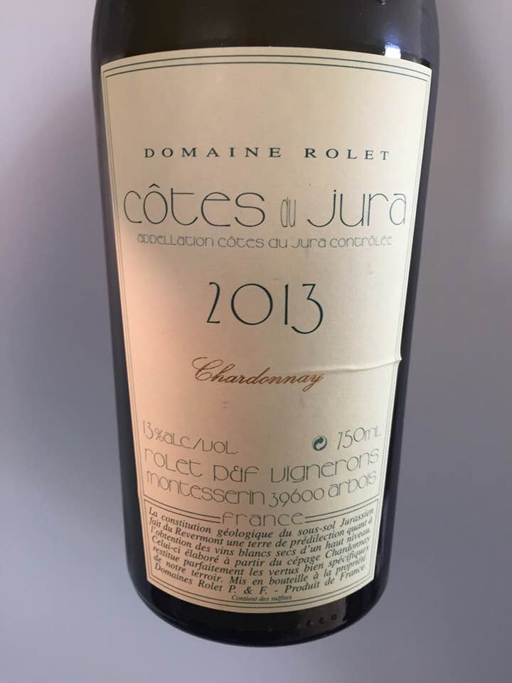 Domaine Rolet – Chardonnay 2013 – Côtes du Jura