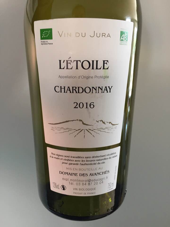 Domaine des Avanchés – Chardonnay 2016 – L’Etoile