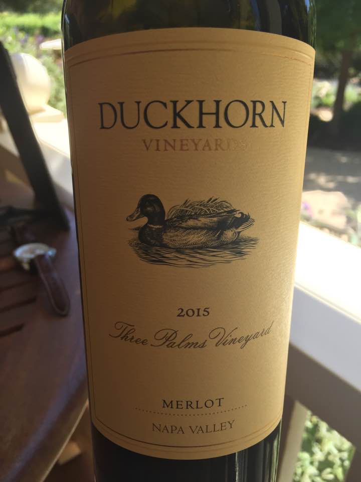 Duckhorn Vineyards – Three Palms Vineyard 2015 Merlot – Napa Valley
