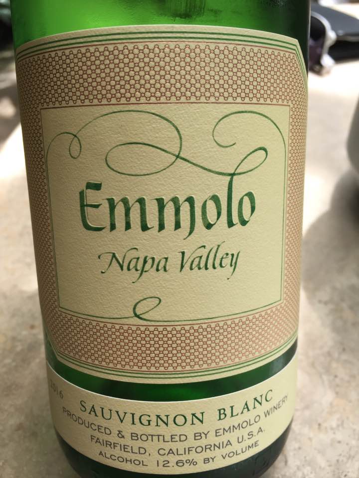 Emmolo – Sauvignon Blanc 2016 – Napa Valley
