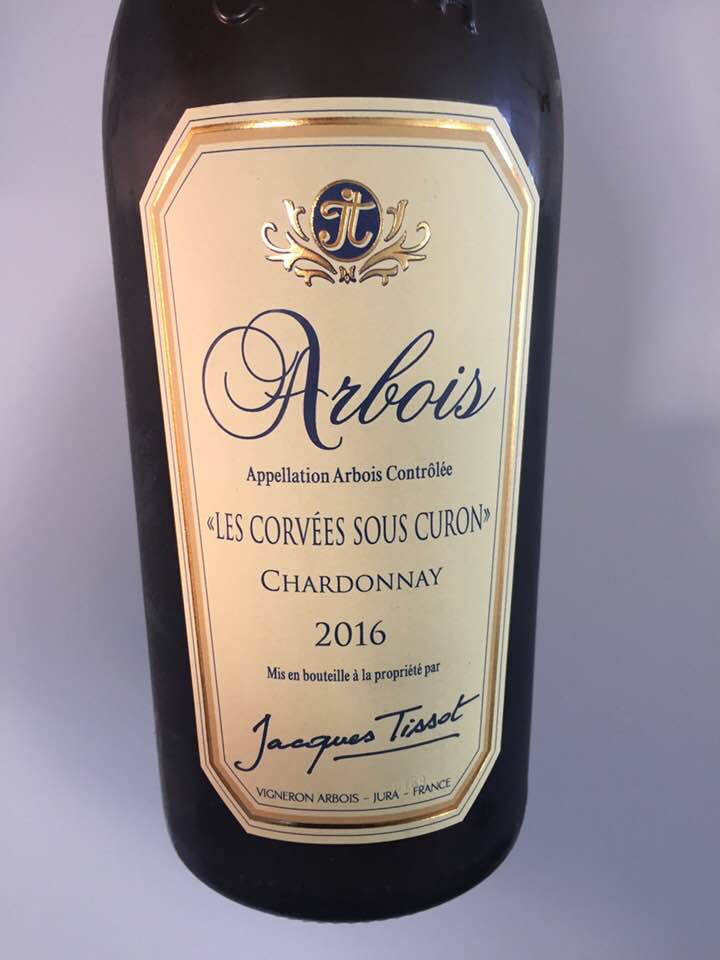 Jacques Tissot – « Les Corvées sous Curon » 2016 Chardonnay – Arbois
