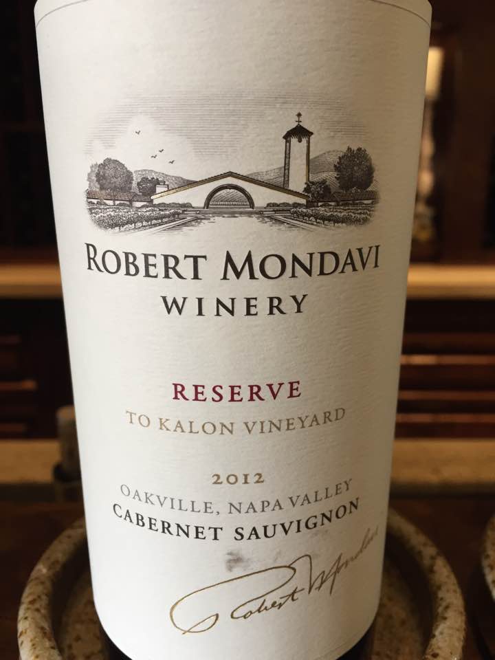 Robert Mondavi – Cabernet Sauvignon 2012 Reserve, To Kalon Vineyard – Oakville, Napa Valley