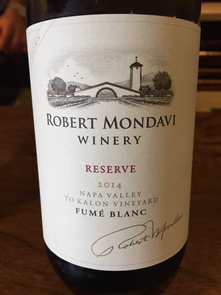 Robert Mondavi – Fumé Blanc 2014 – To Kalon Vineyard Reserve Napa Valley