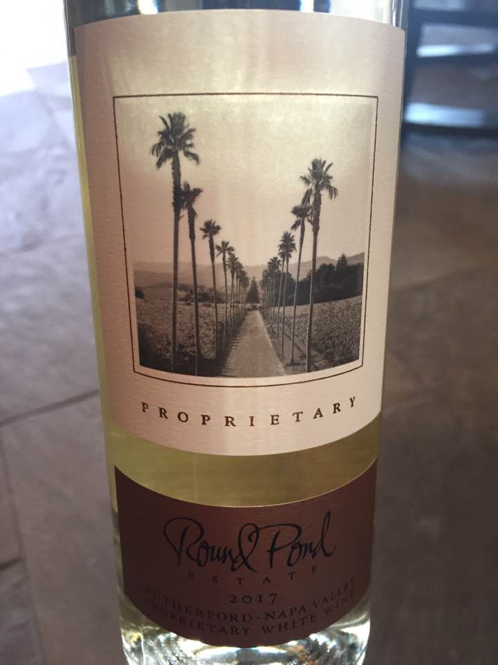 Round Pond Estate – Proprietary White Wine 2017 – Rutherford, Napa Valley