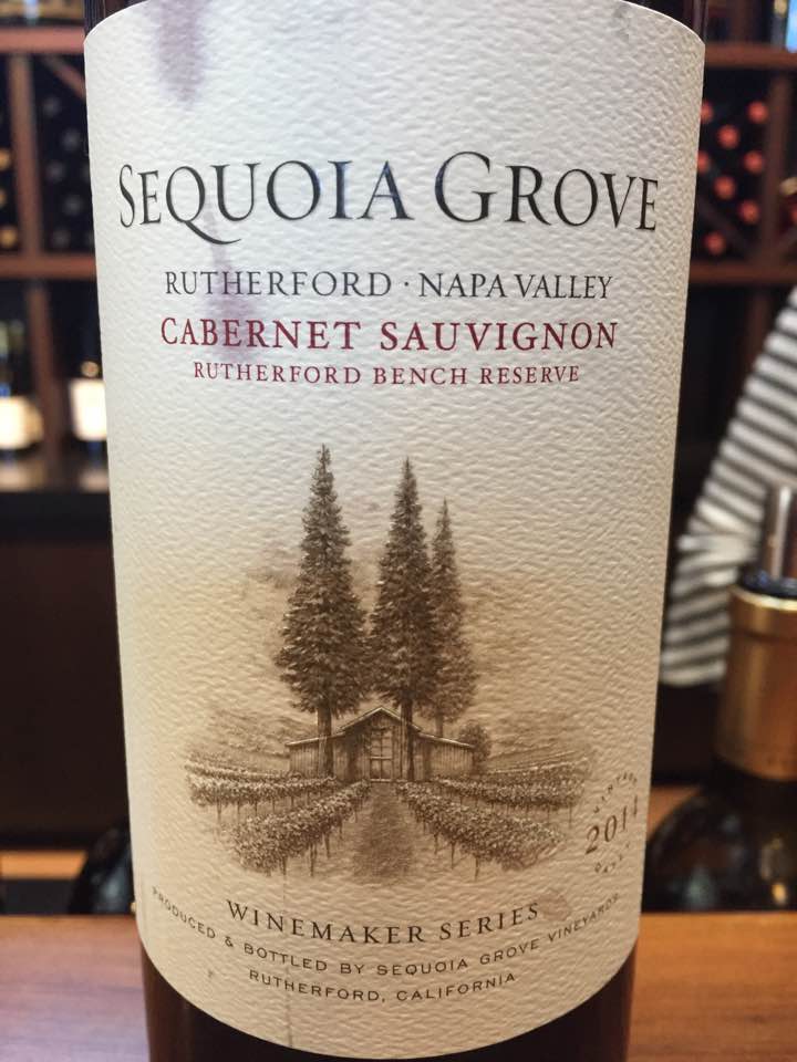 Sequoia Grove – Cabernet Sauvignon 2014, Winemaker Séries – Rutherford Bench Reserve – Napa Valley