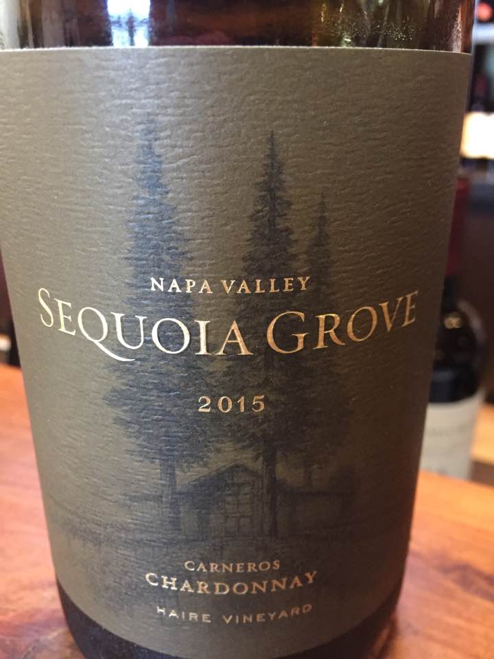 Sequoia Grove – Chardonnay 2015, Carneros, – Haire Vineyard – Napa Valley