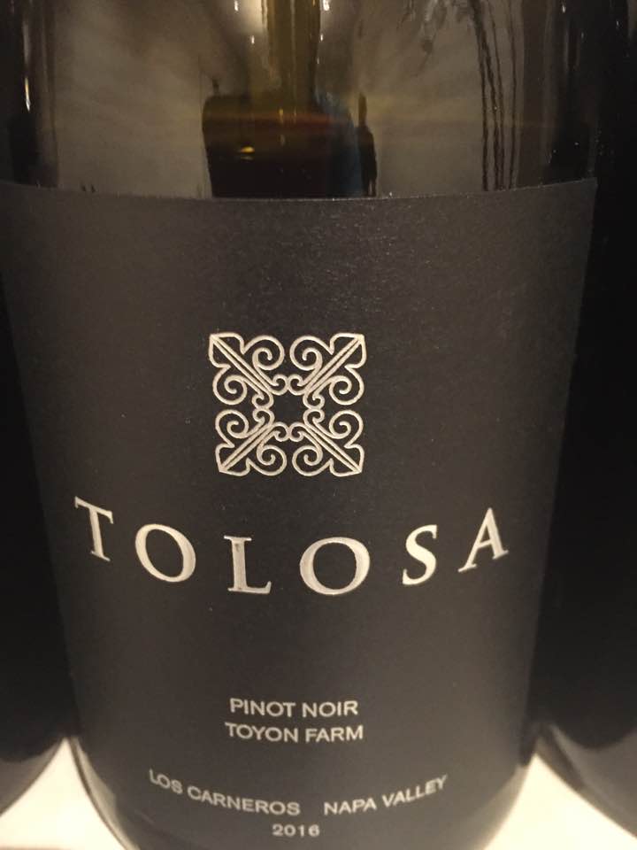 Tolosa – Pinot Noir 2016, Toyon Farm – Los Carneros, Napa Valley