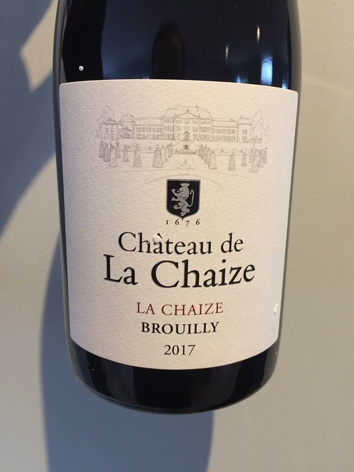 Château de La Chaize – La Chaize 2017 – Brouilly