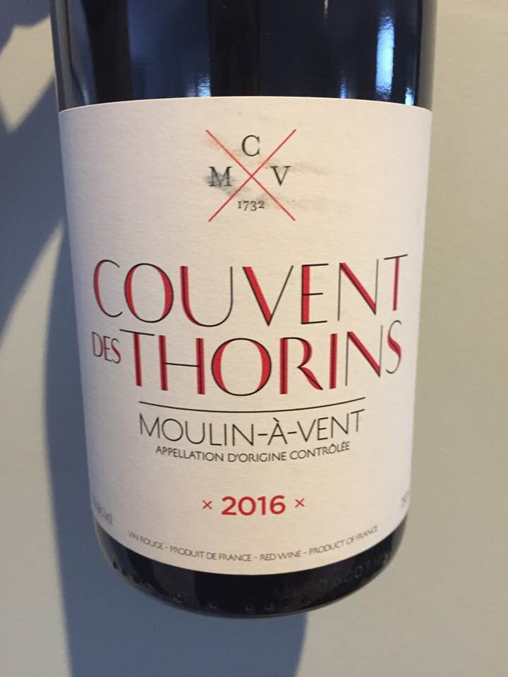 Couvent des Thorins 2016 – Moulin-à-Vent