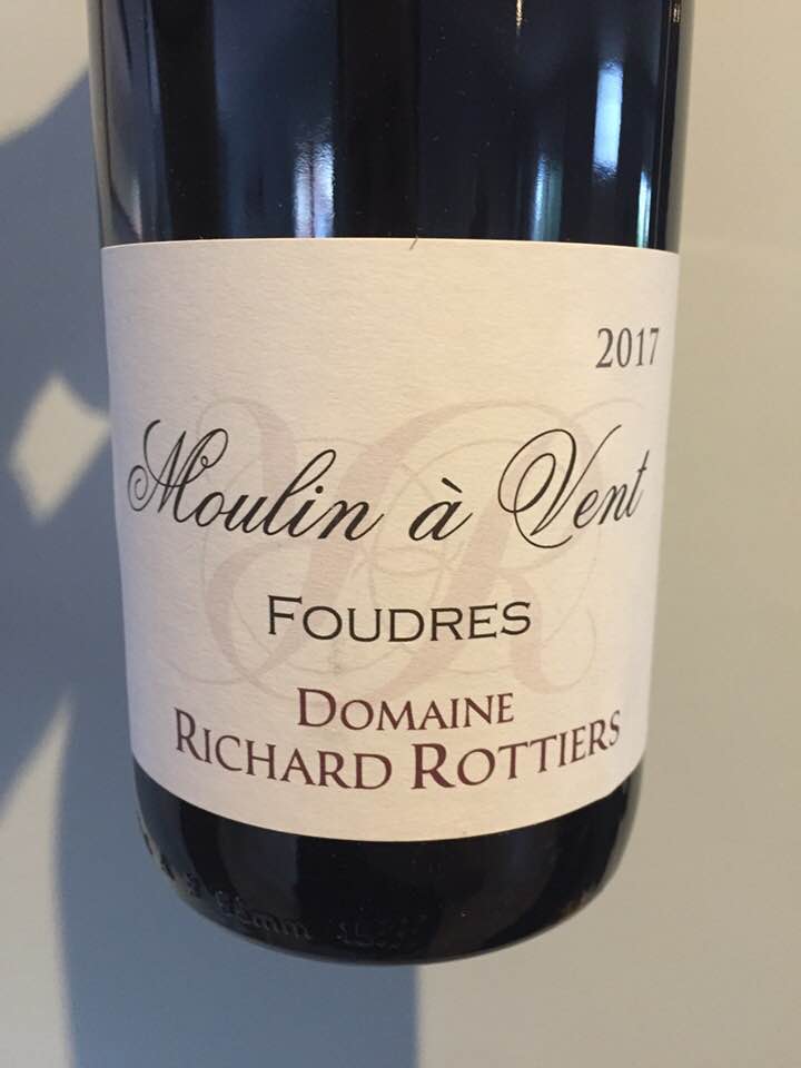 Domaine Richard Rottiers – Foudres 2017 – Moulin-à-Vent 