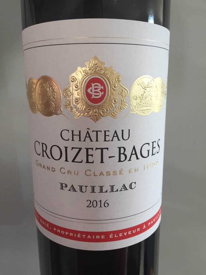 Château Croizet-Bages 2016 – Pauillac, Cru Classé