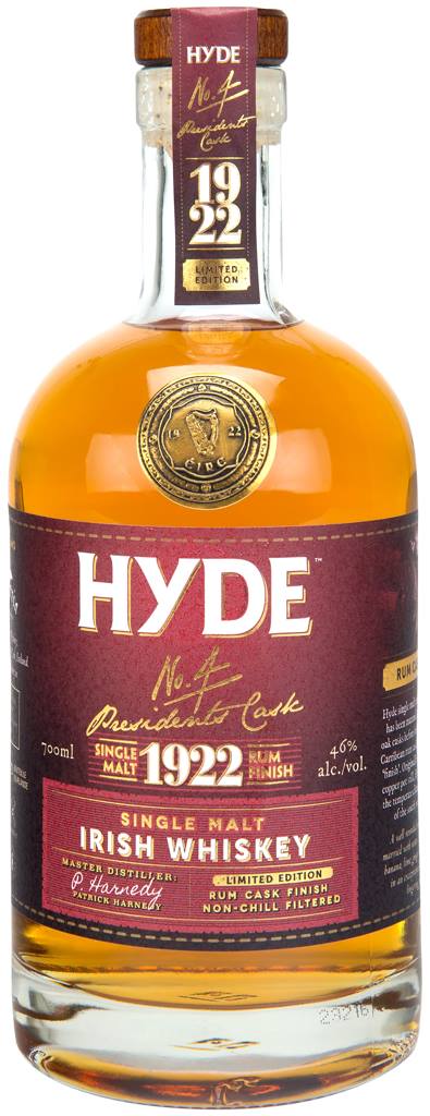 Hyde – N°4 Presidents Cask 1922 – Single Malt, Irish Whiskey
