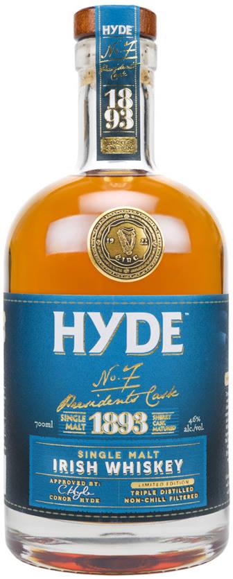 Hyde – N°7 Presidents Cask 1893 – Single Malt, Irish Whiskey
