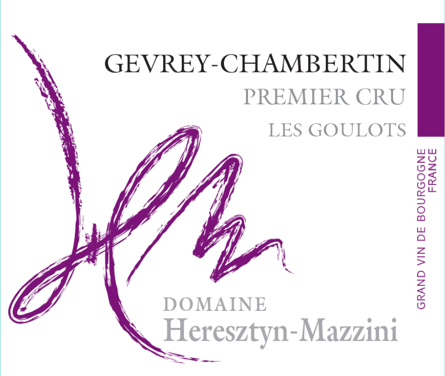Domaine Heresztyn Mazzini – Les Goulots 2017– Gevrey Chambertin, 1er Cru