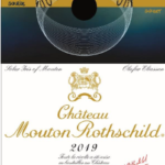 Étiquette de Château Mouton Rothschild 2019, illustrée par Olafur Eliasson
