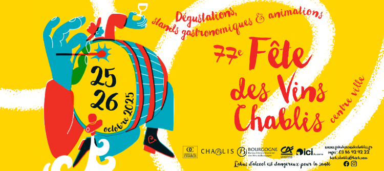 The Chablis Wine Festival returns on October 25 and 26, 2025