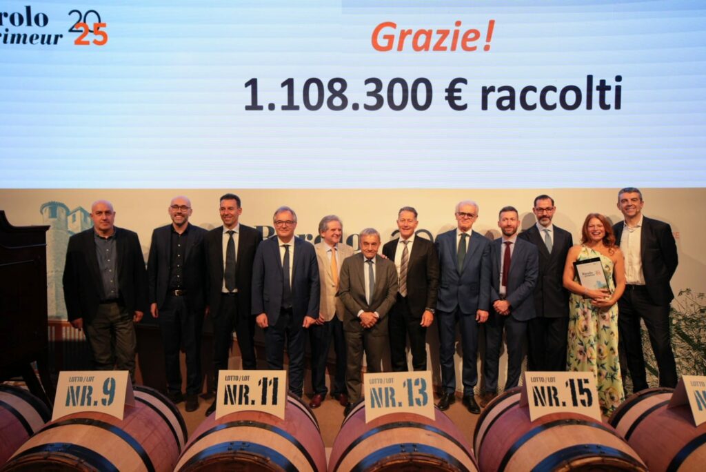 vertdevin magazine Barolo EnPrimeur: Plus de 1,1 million d’euros récoltés pour la solidarité à Grinzane Cavour