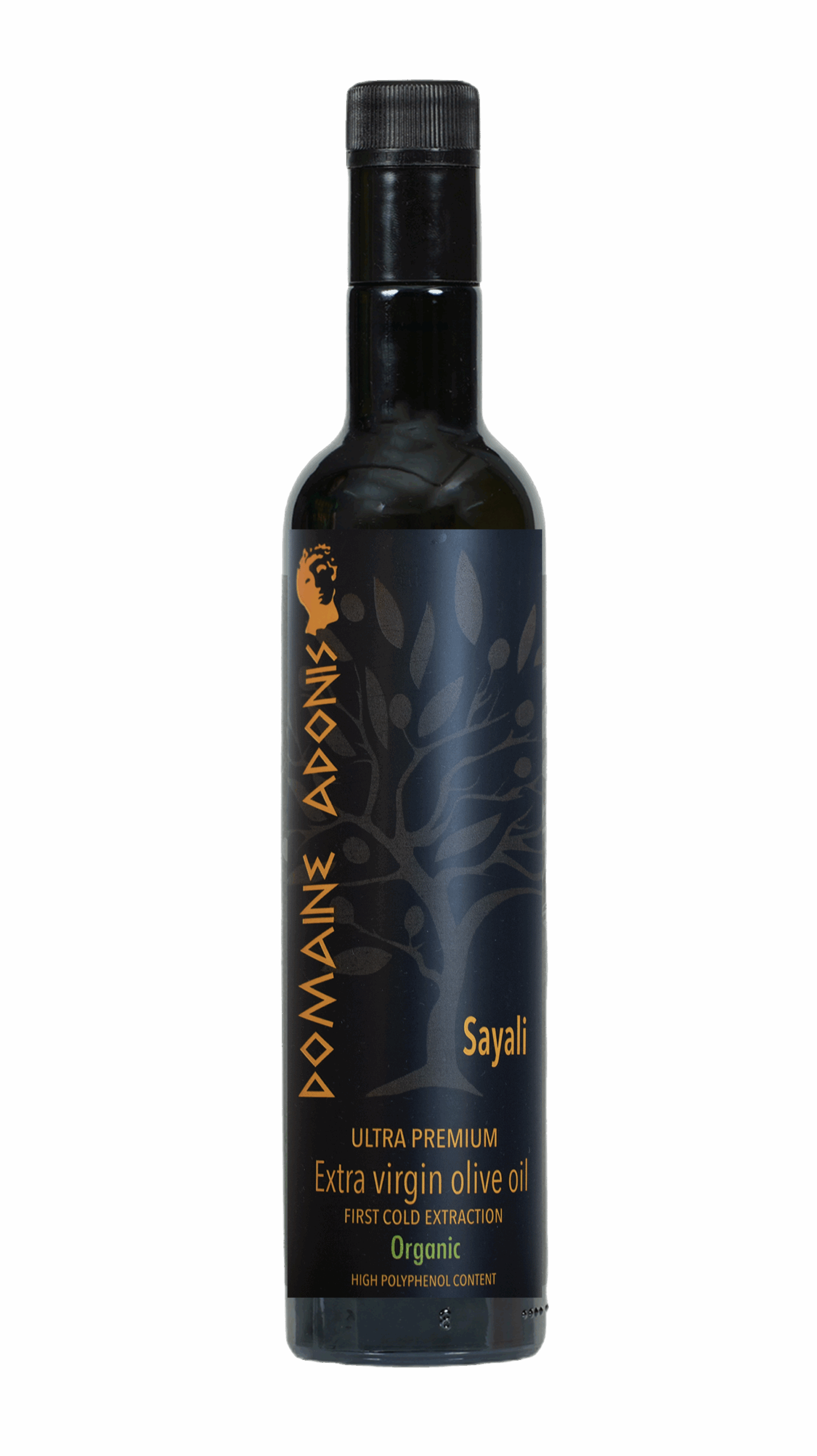 Domaine Adonis Sayali Extra Virgin Oil, First Cold Extraction, Béja (Tunisie)