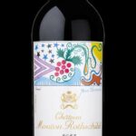 An artwork by Joana Vasconcelos to illustrate the label of Château Mouton Rothschild 2023