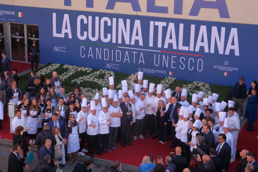 Candidature de la cuisine italienne au patrimoine immatériel de l’Unesco présentée à Vinitaly 2023