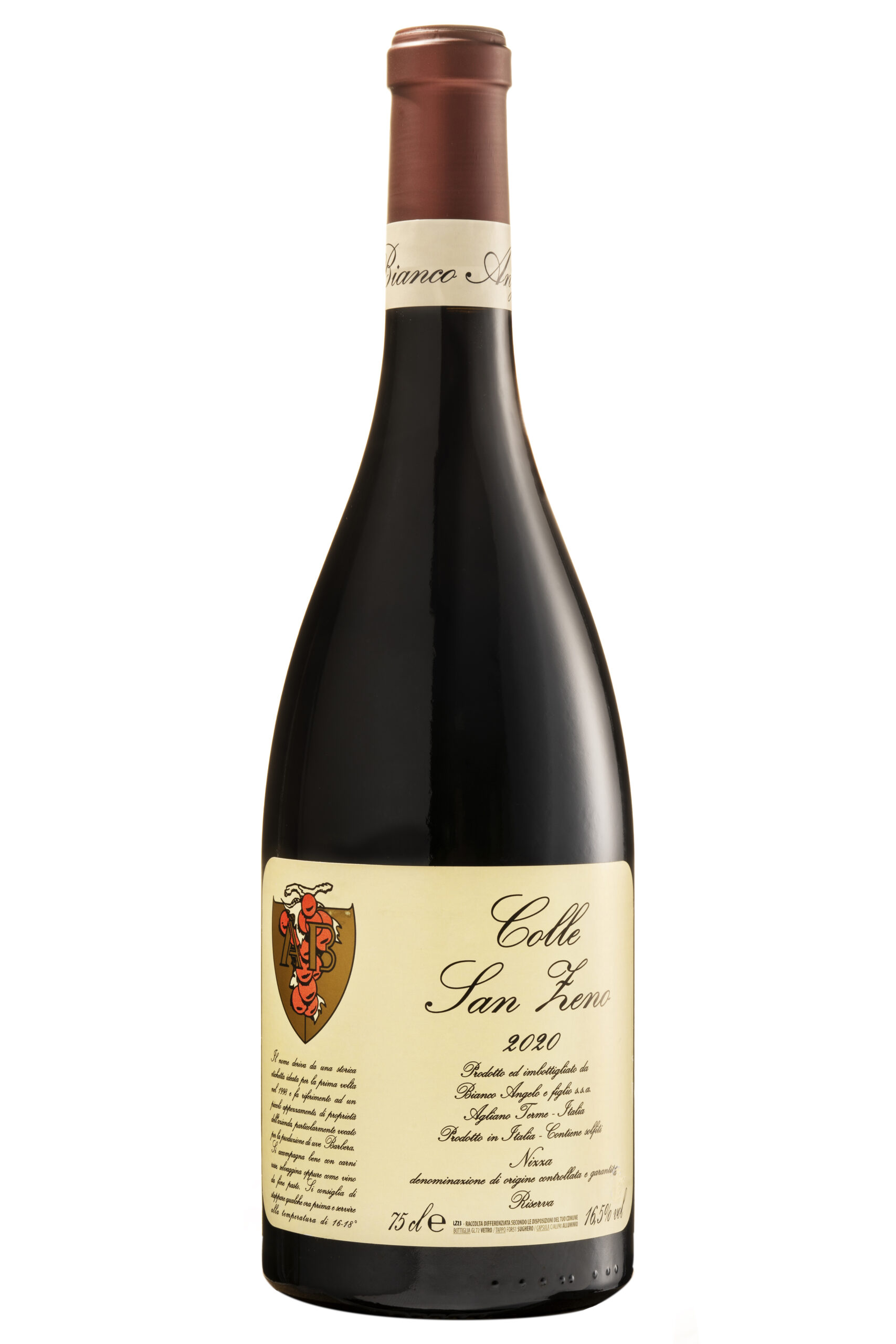 Bianco Angelo « Colle San Zeno, Foglio 6, Particella 202» 2022 – Nizza Riserva