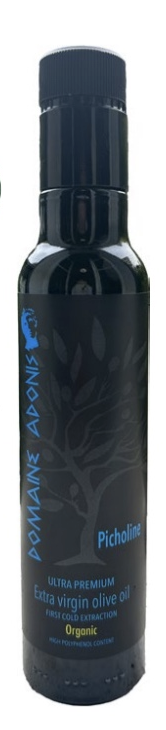 Domaine Adonis, Picholine, Extra Virgin olive oil Ultra-Premium, First Cold Extraction – Béja (Tunisia)