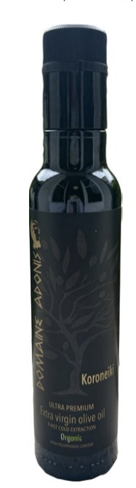 Domaine Adonis, Koroneiki, Extra Virgin olive oil Ultra-Premium, First Cold Extraction – Béja (Tunisia)